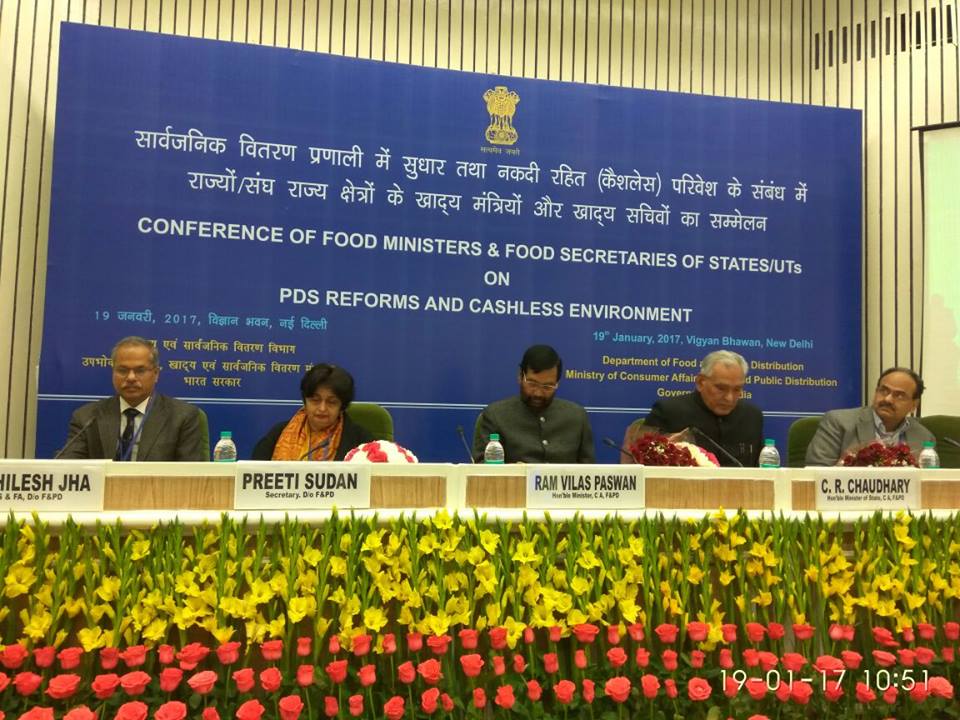 CEO as one of the panel speakers along with Food Secretaries from states...