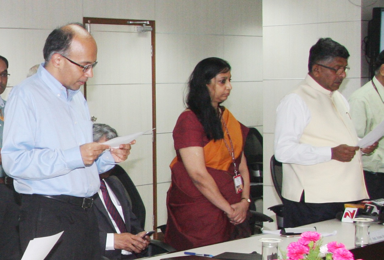 Rajesh jain oath ceremony